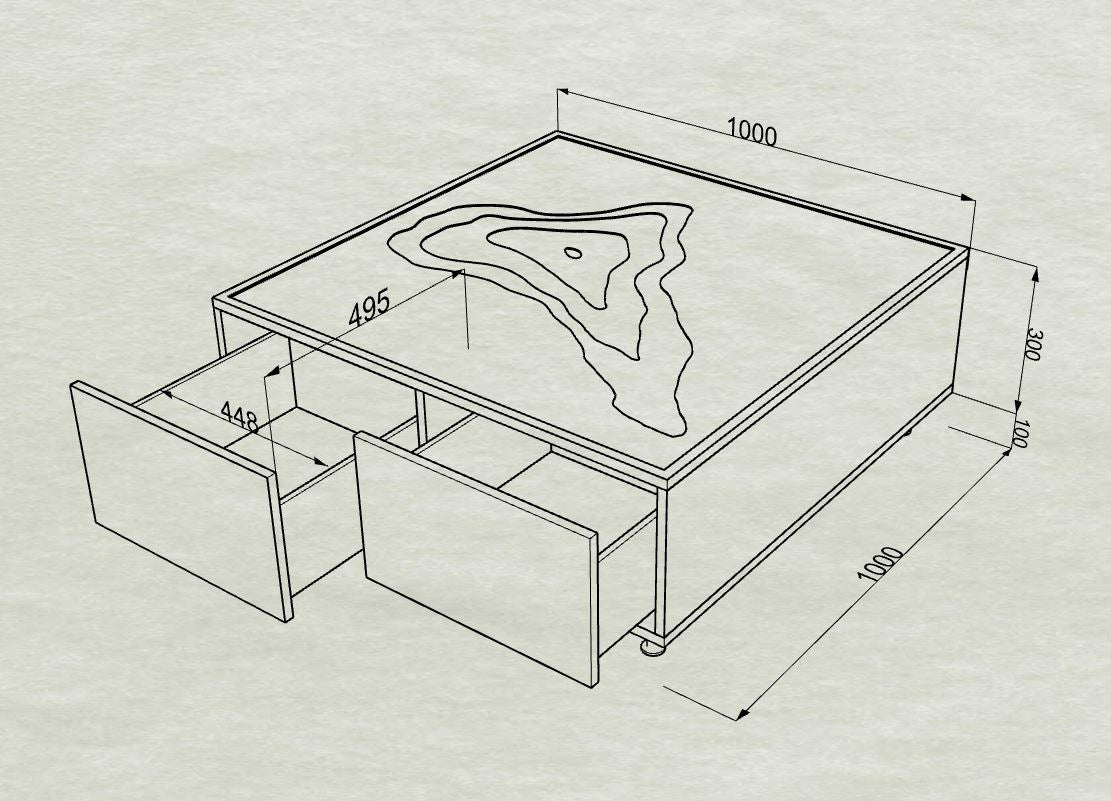 Contoura Coffee Table