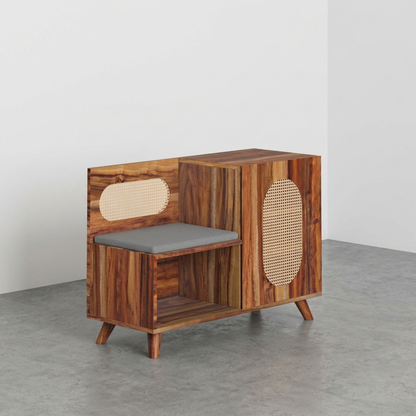 Euclid Shoe Rack with Seating
