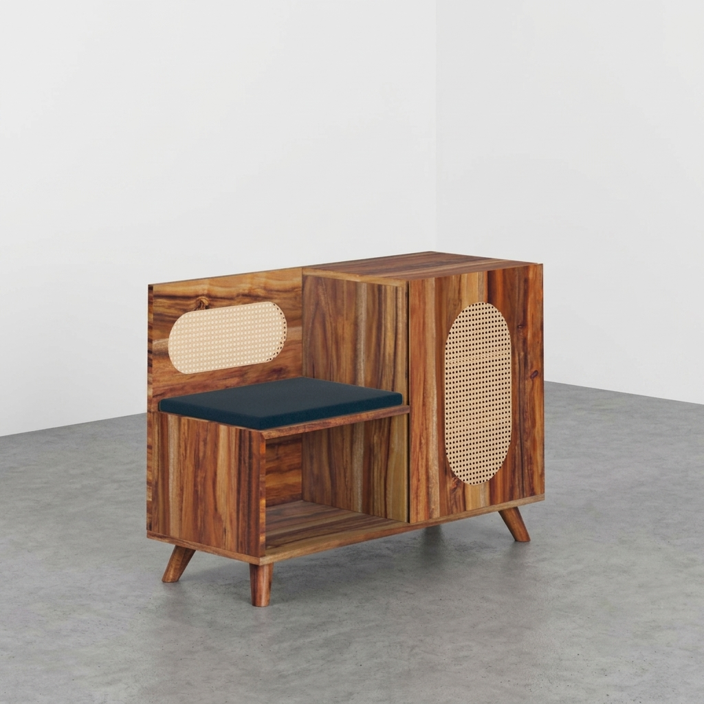 Euclid Shoe Rack with Seating