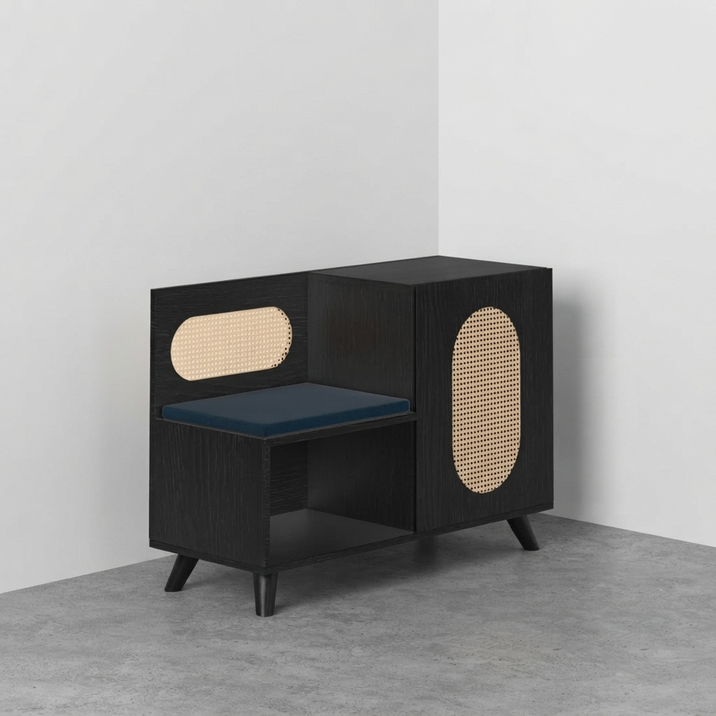 Euclid Shoe Rack with Seating