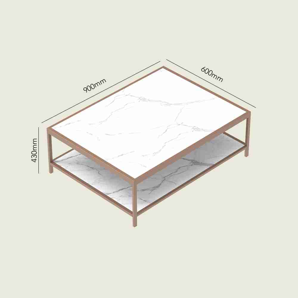 Squarka Blanco Coffee Table