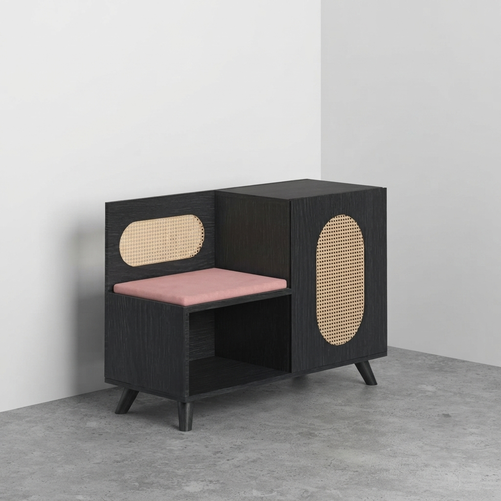 Euclid Shoe Rack with Seating