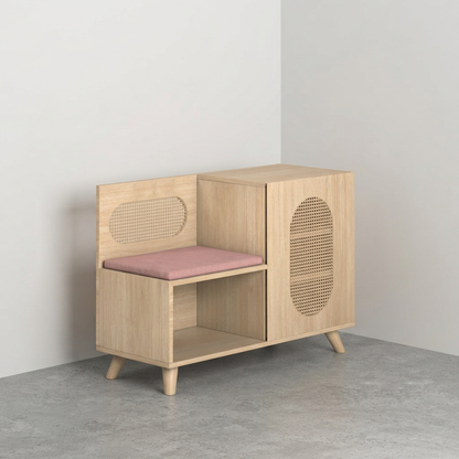 Euclid Shoe Rack with Seating