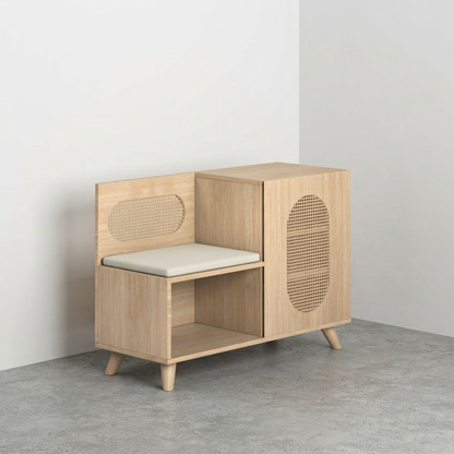 Euclid Shoe Rack with Seating