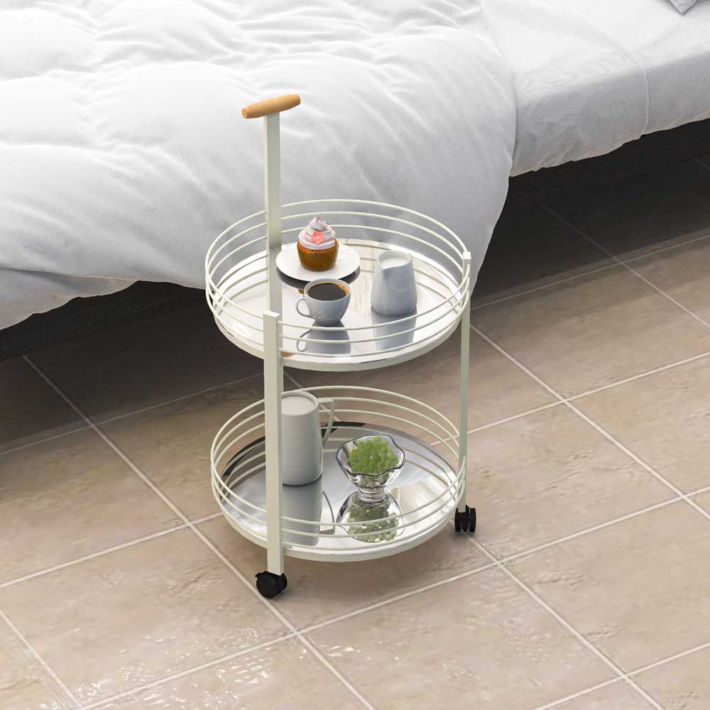 Emmett Bar Cart with Mirror Top