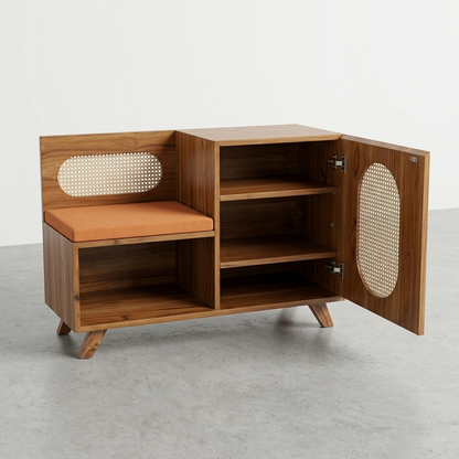 Euclid Shoe Rack with Seating