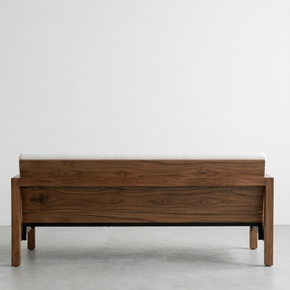 Euclid Wooden 2-Seater Sofa