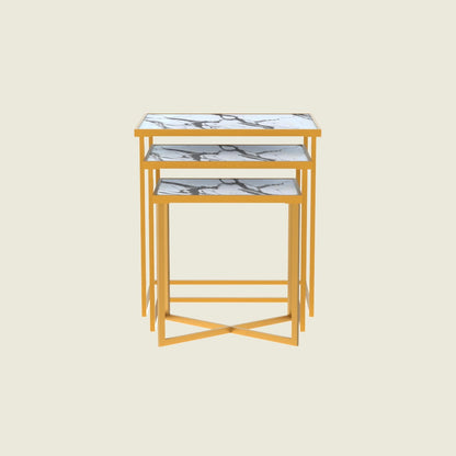 Regal Nesting Tables - Blanco