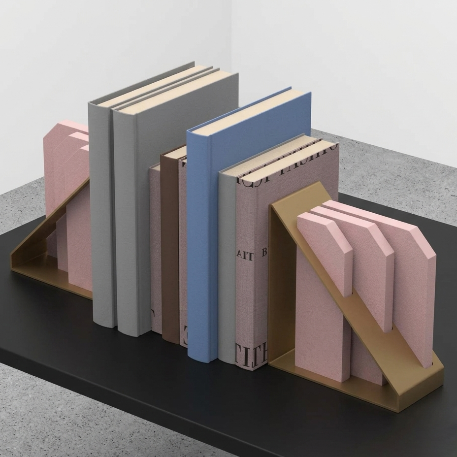 BuchenD 2.0 Bookends