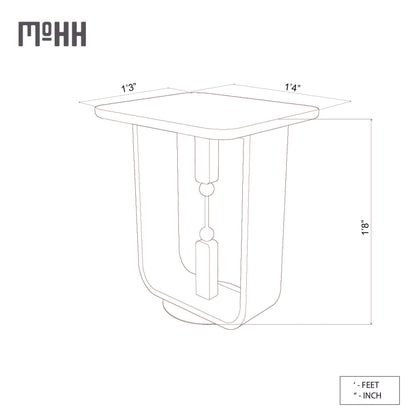Helix End Table