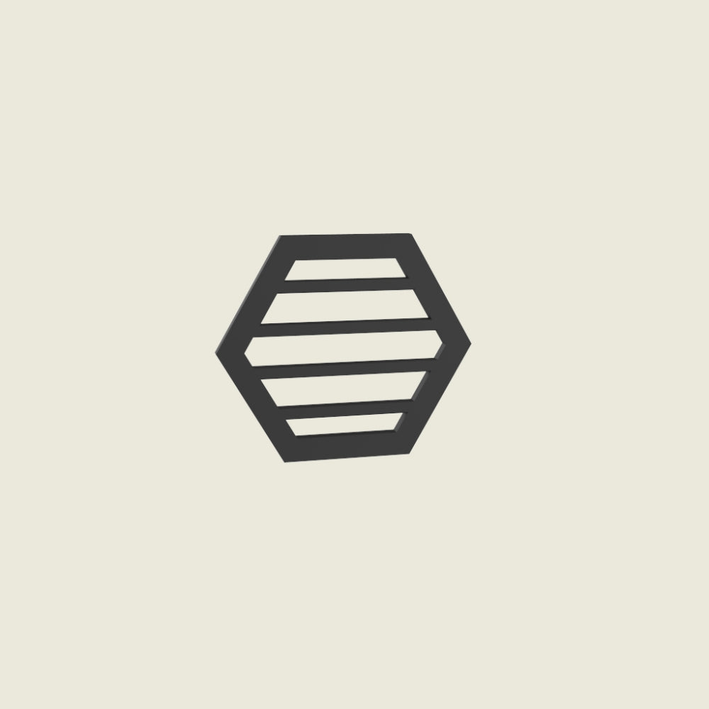 Hexagon Wall Hung Structure (Planter)