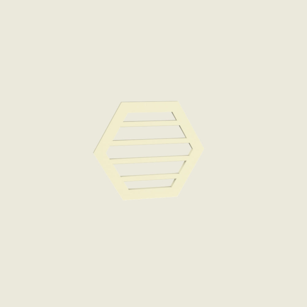 Hexagon Wall Hung Structure (Planter)