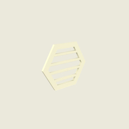 Hexagon Wall Hung Structure (Planter)