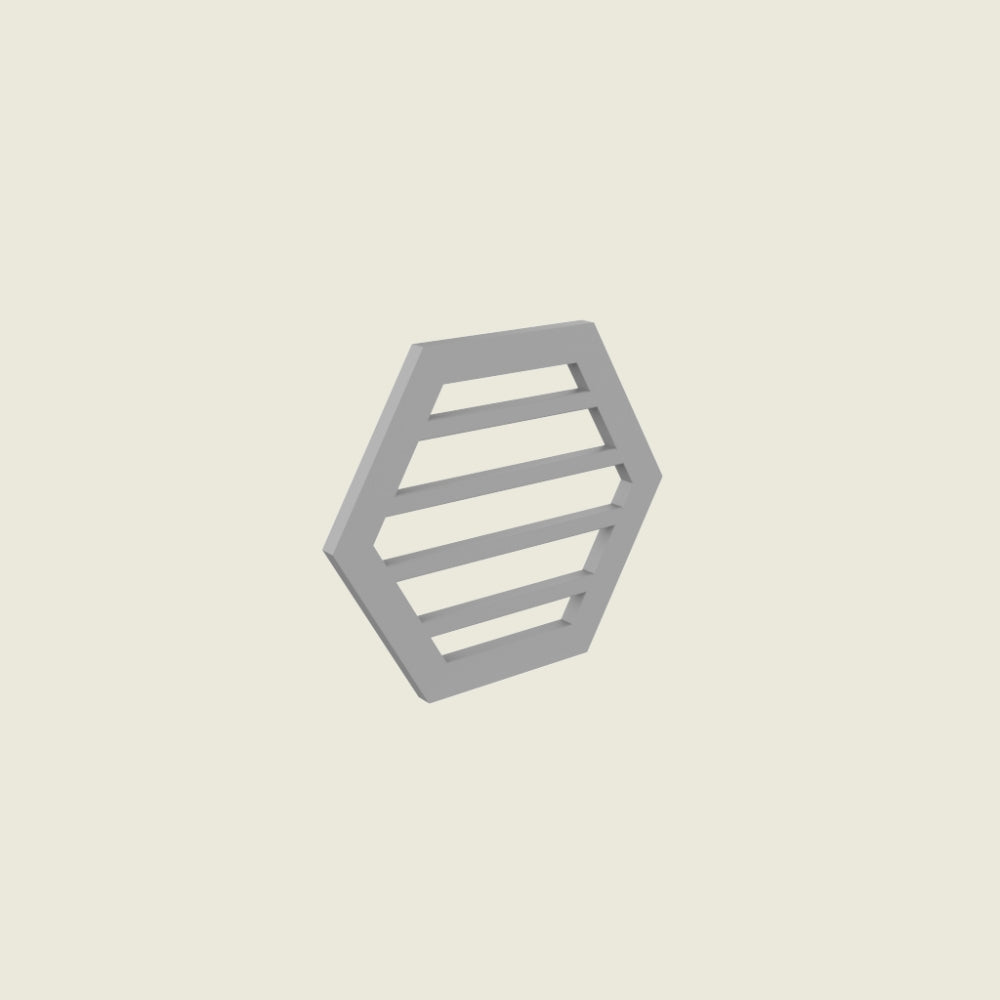 Hexagon Wall Hung Structure (Planter)
