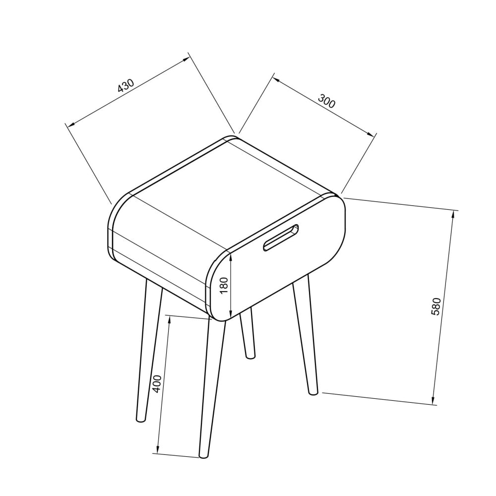 Itsuki Bedside Table