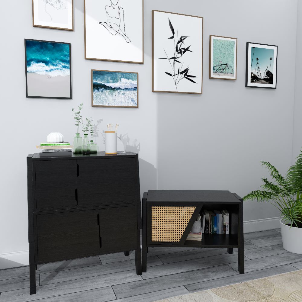 Kisaka Stackable Cabinets
