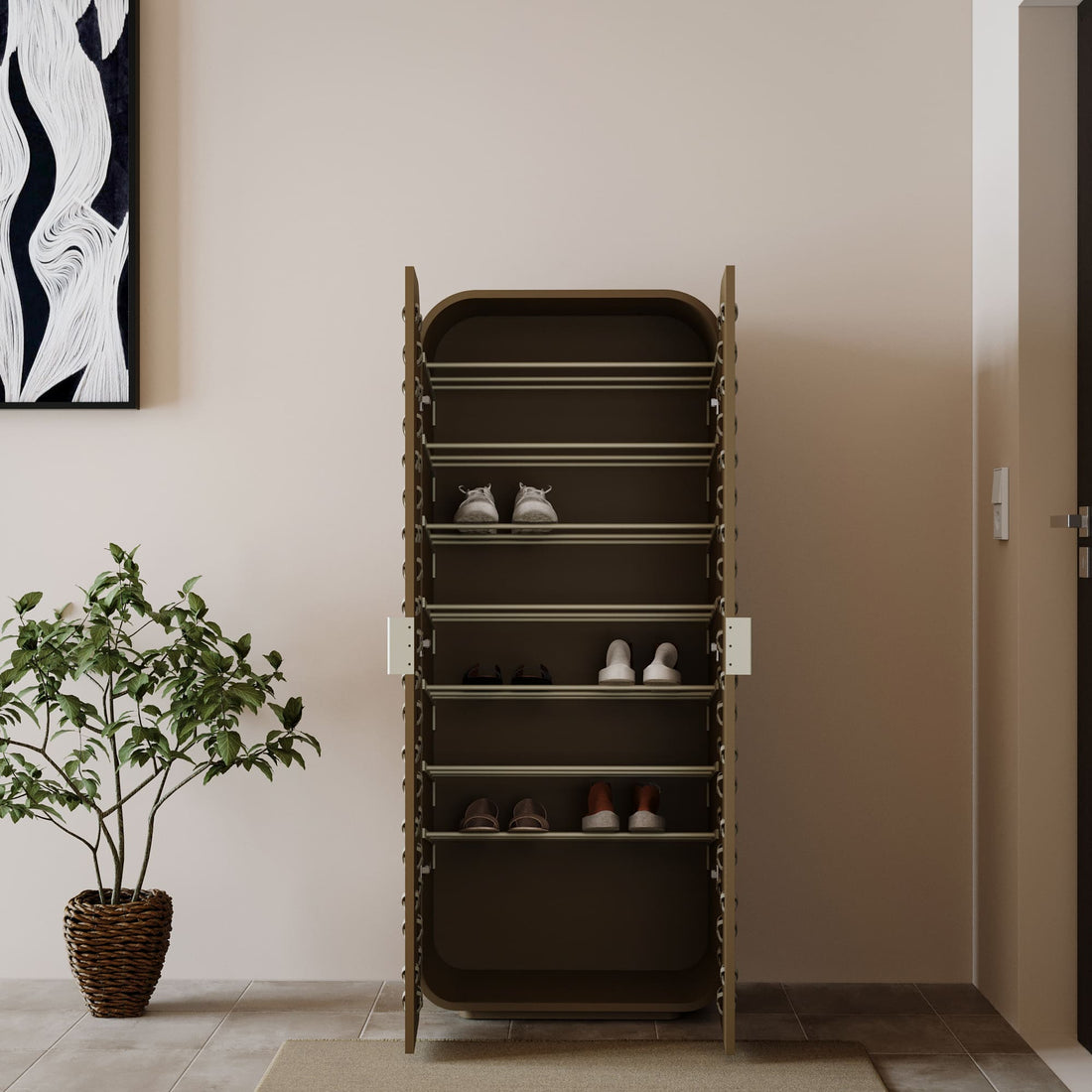 Knot Shoe Rack