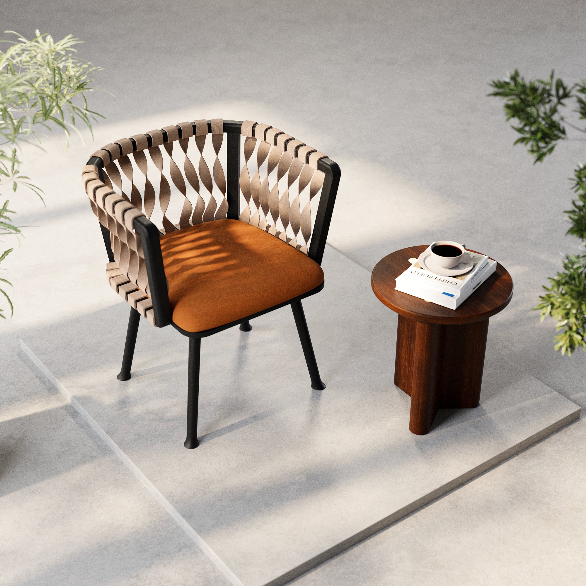 Kurled Study Chair