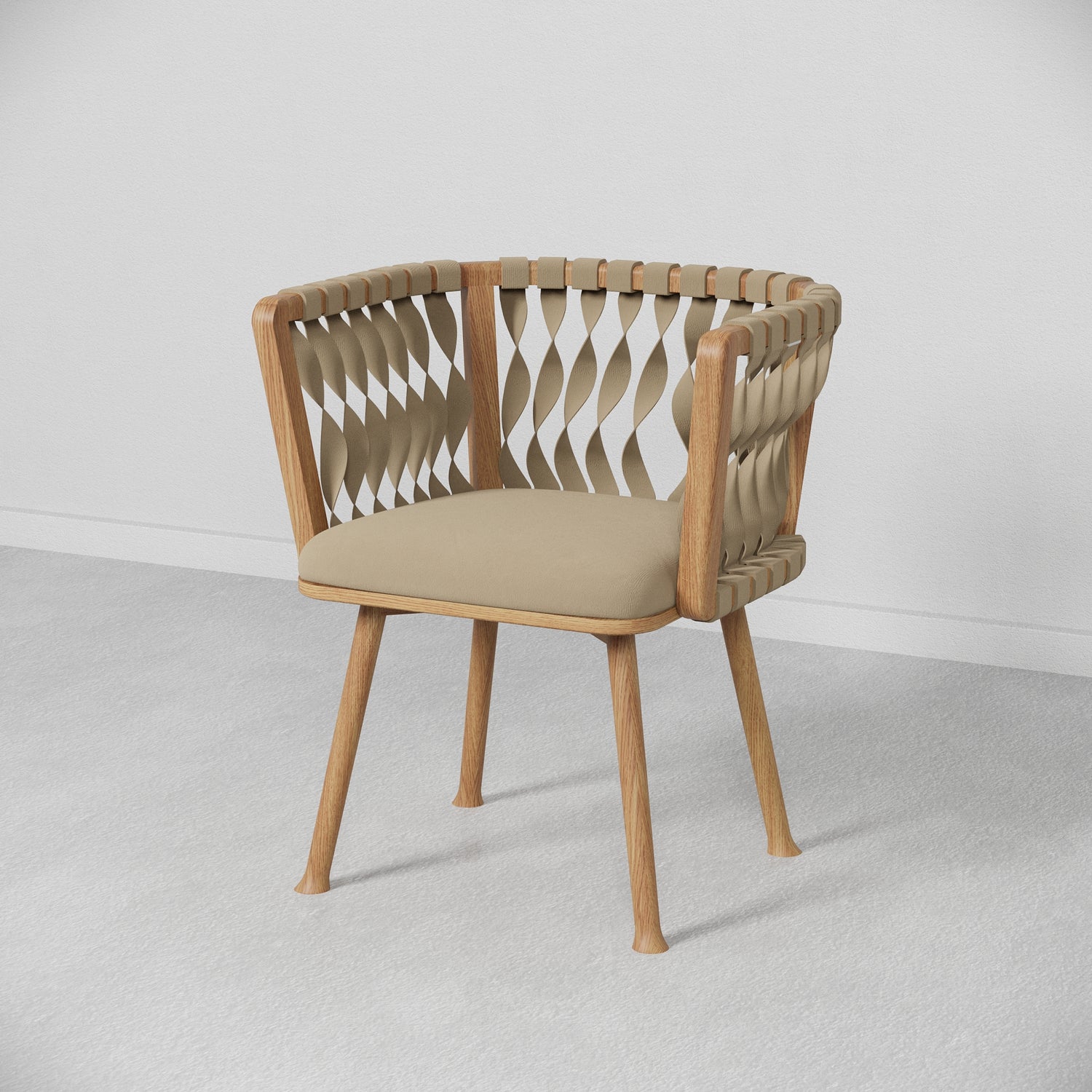 Kurled Study Chair