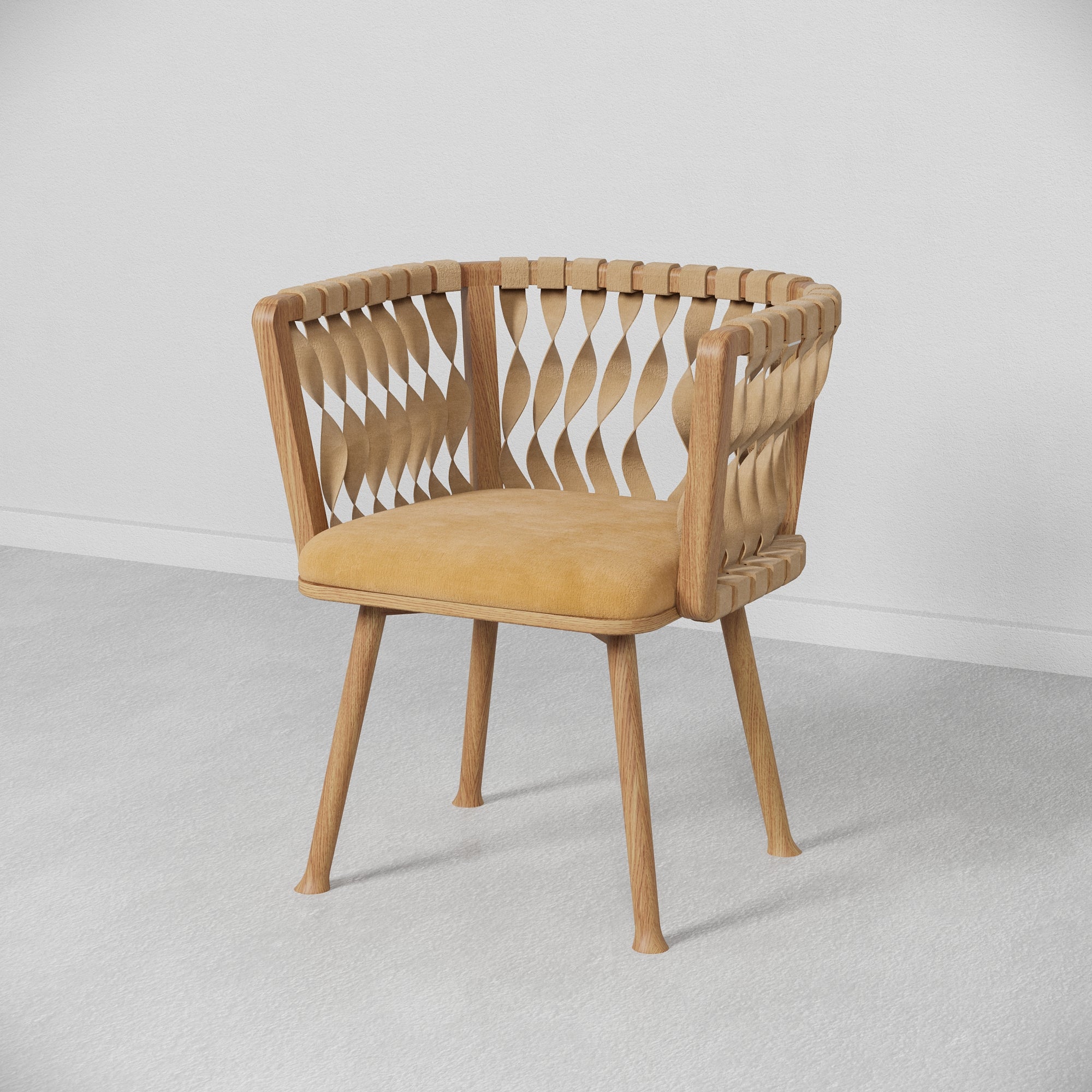 Kurled Study Chair