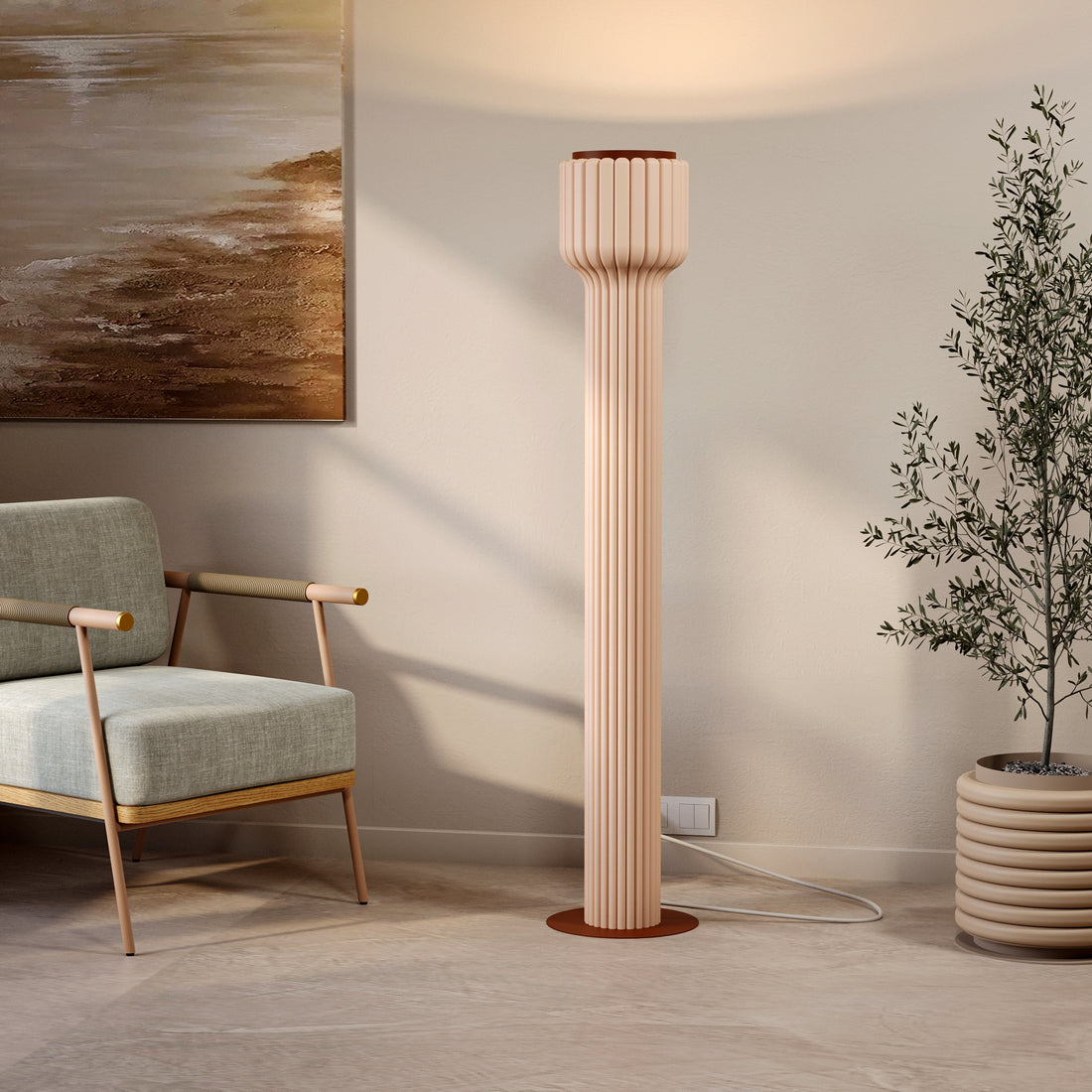 LumaGlow Floor Lamp