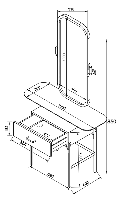 Sie Dressing Table