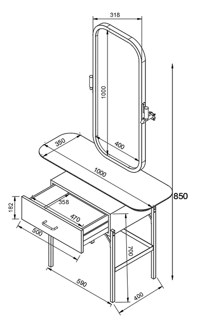 Sie Dressing Table