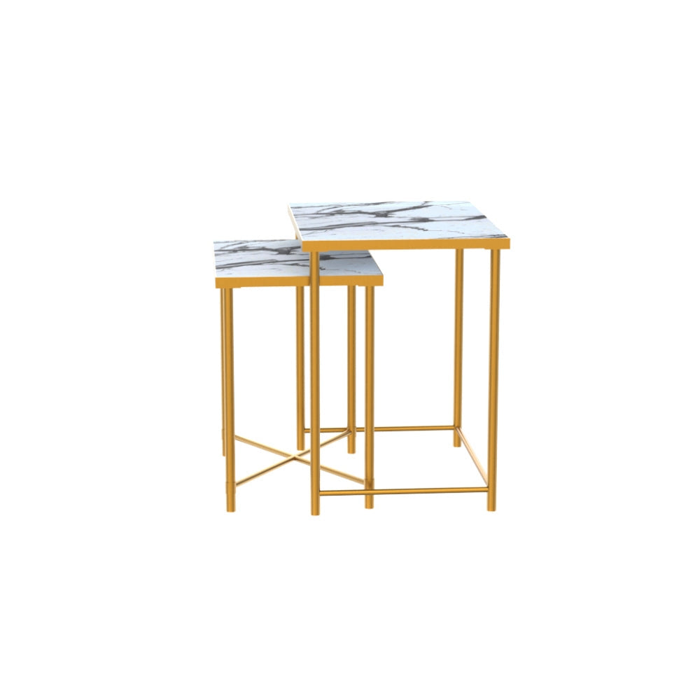 Noble Nesting Tables - Blanco