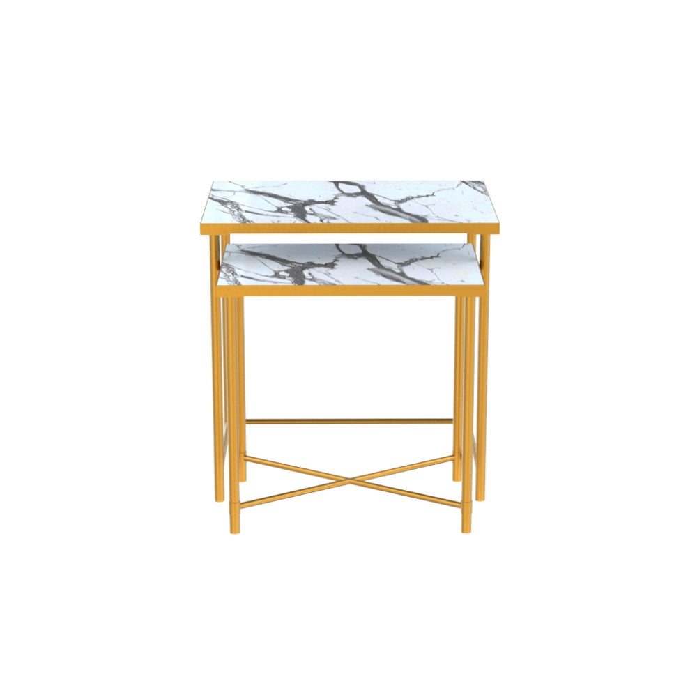 Noble Nesting Tables - Blanco