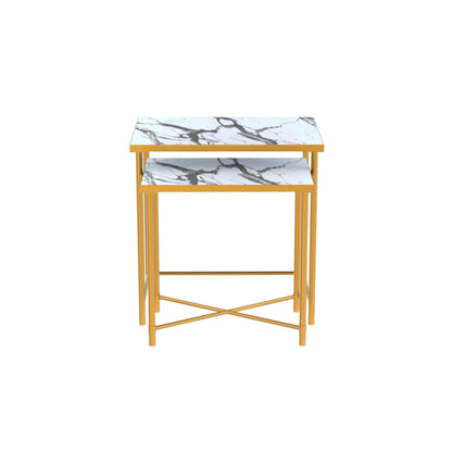 Noble Nesting Tables - Blanco