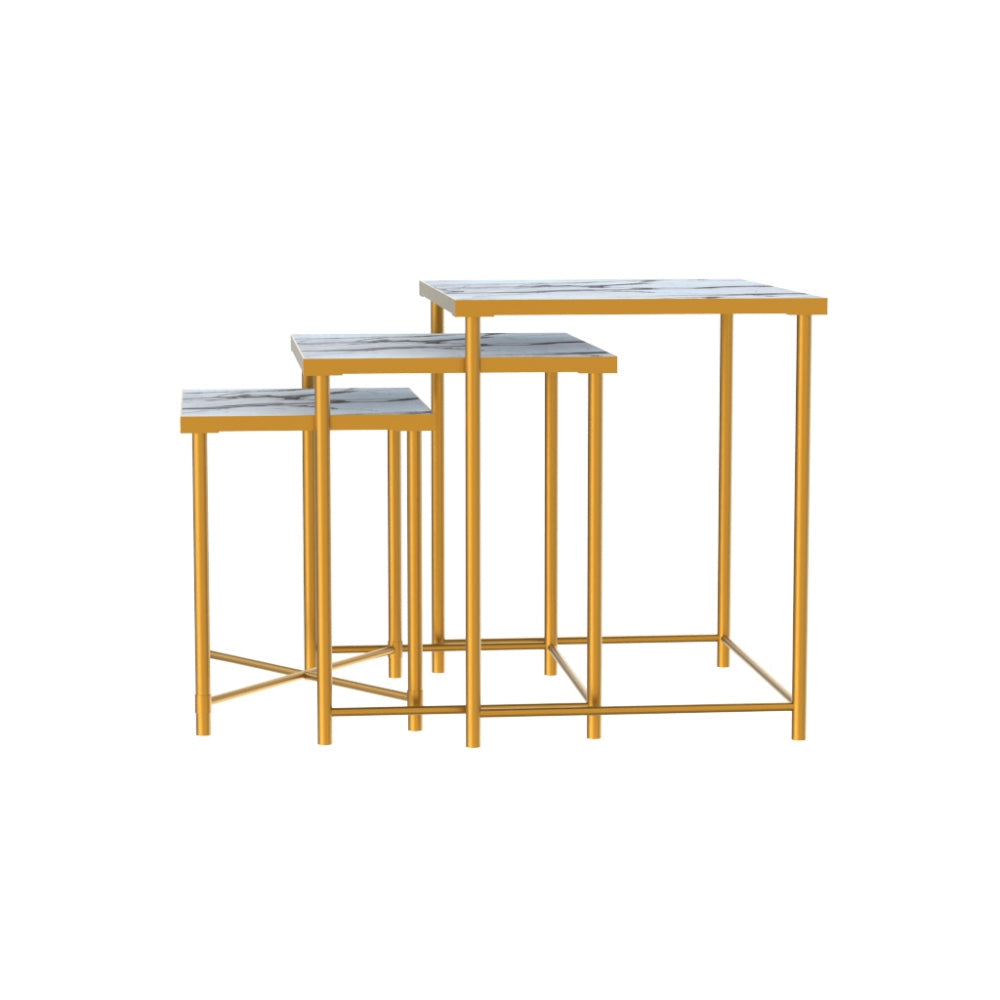 Noble Nesting Tables - Blanco