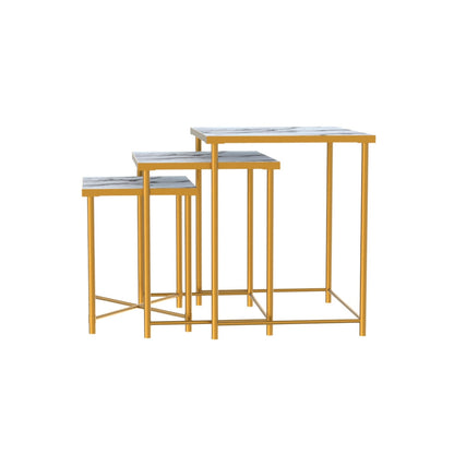 Noble Nesting Tables - Blanco