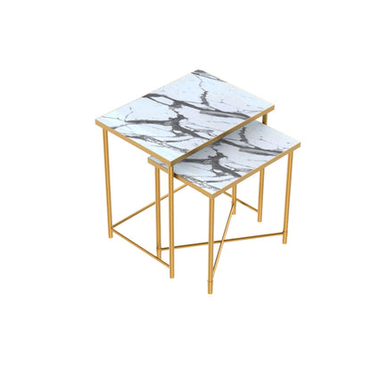 Noble Nesting Tables - Blanco