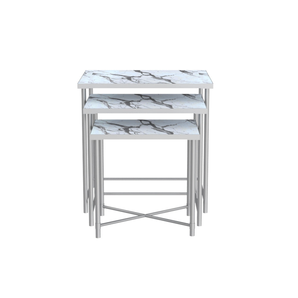 Noble Nesting Tables - Blanco