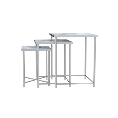 Noble Nesting Tables - Blanco