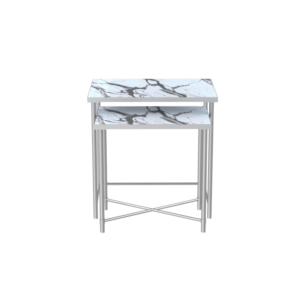 Noble Nesting Tables - Blanco