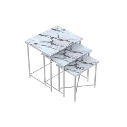 Noble Nesting Tables - Blanco