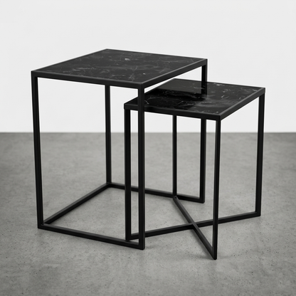 Noble Nesting Tables - Noir