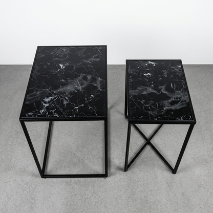 Noble Nesting Tables - Noir