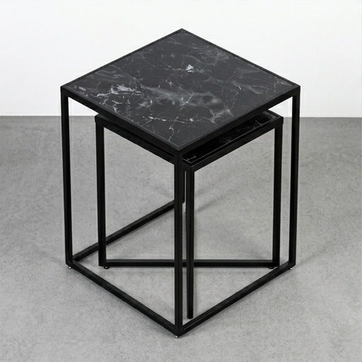 Noble Nesting Tables - Noir
