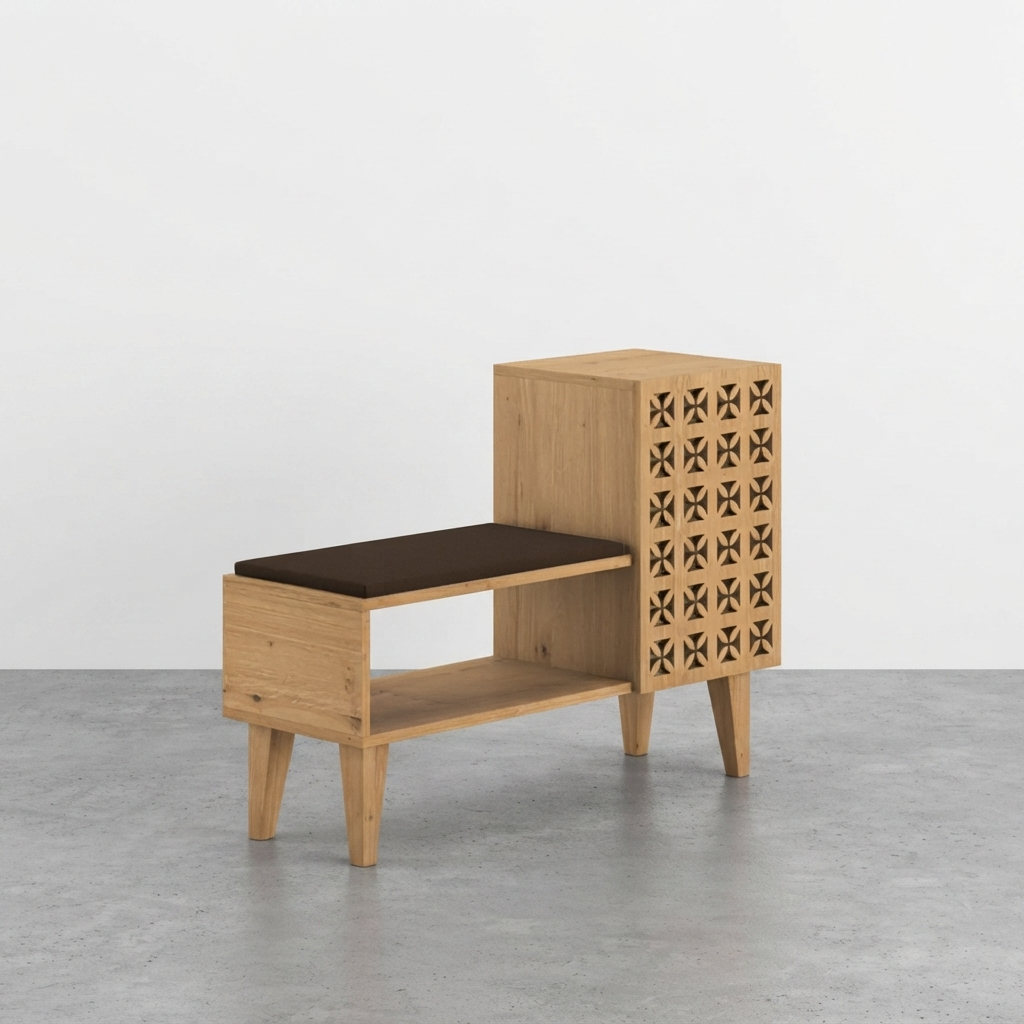 Shizen Shoe Rack with Seating