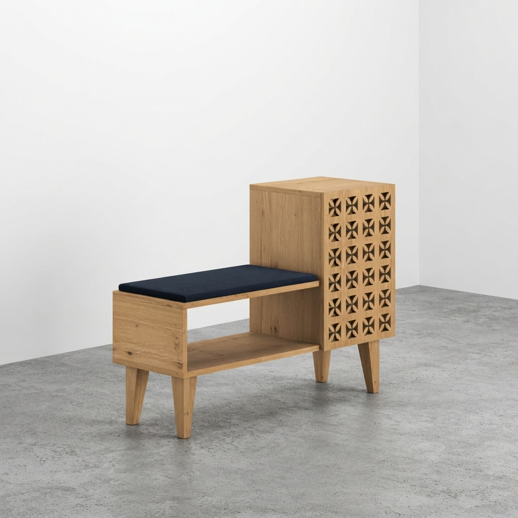 Shizen Shoe Rack with Seating