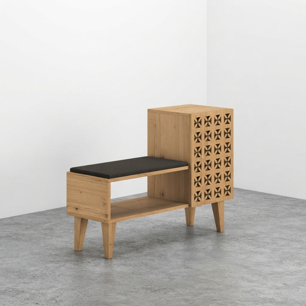 Shizen Shoe Rack with Seating