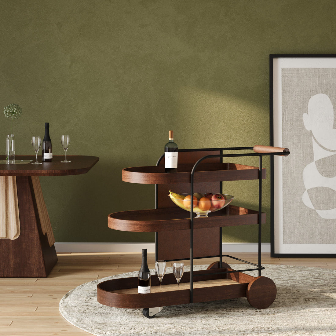 Oliver Bar cart