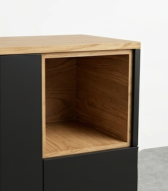Oryx Tall Cabinet - Noir