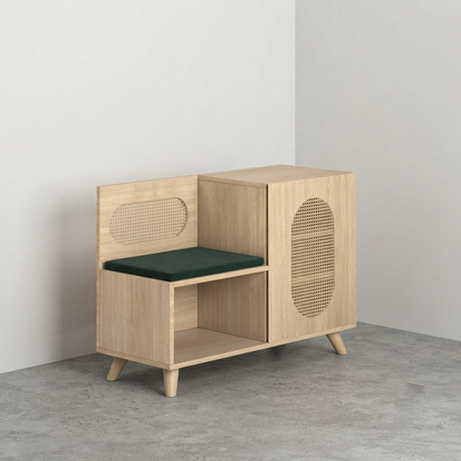 Euclid Shoe Rack with Seating