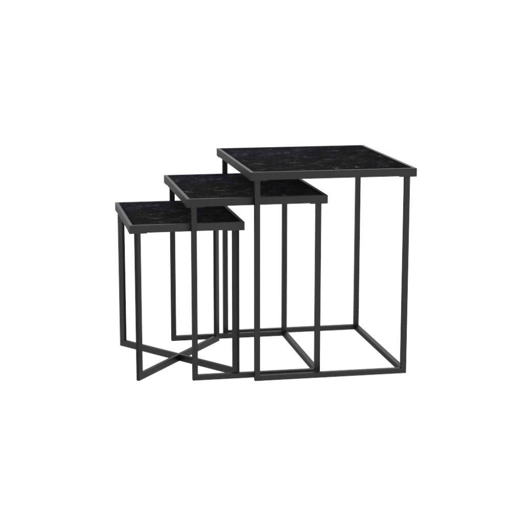 Regal Nesting Tables - Noir