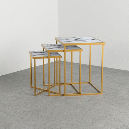 Regal Nesting Tables - Blanco