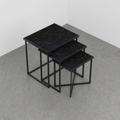 Regal Nesting Tables - Noir