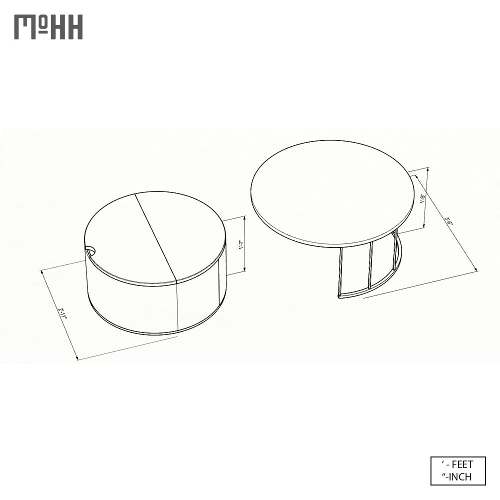 Robox Nesting Coffee Table